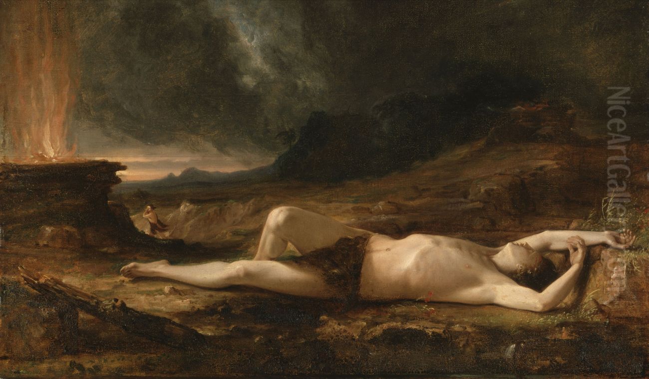 The Dead Abel Oil Painting by Thomas Cole
