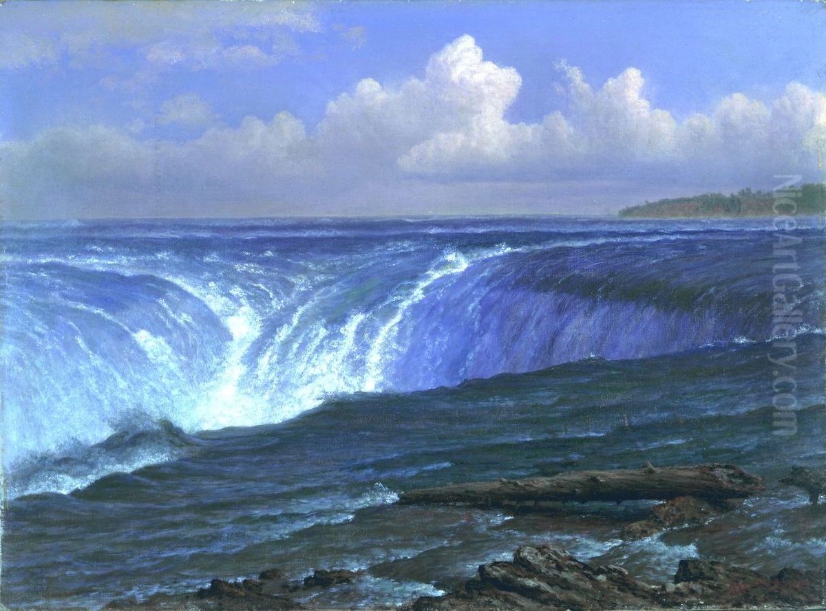 Niagara Falls Oil Painting by Albert Bierstadt
