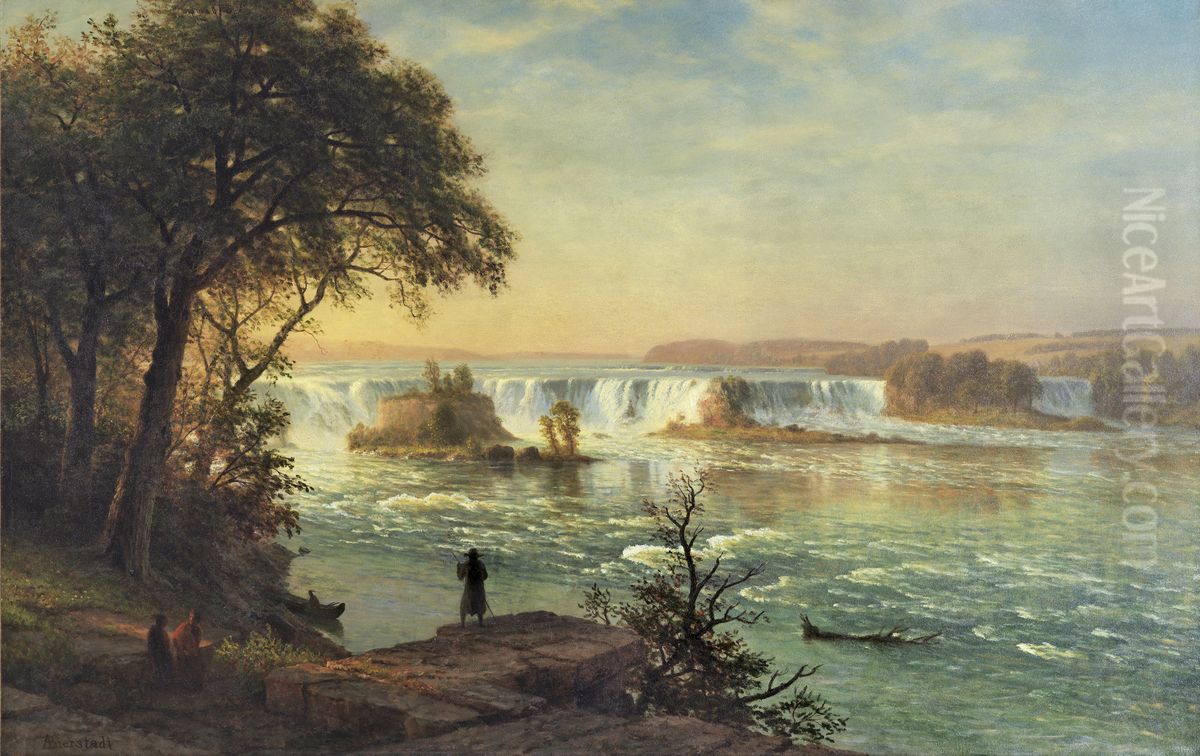 The Falls of St. Anthony Oil Painting by Albert Bierstadt
