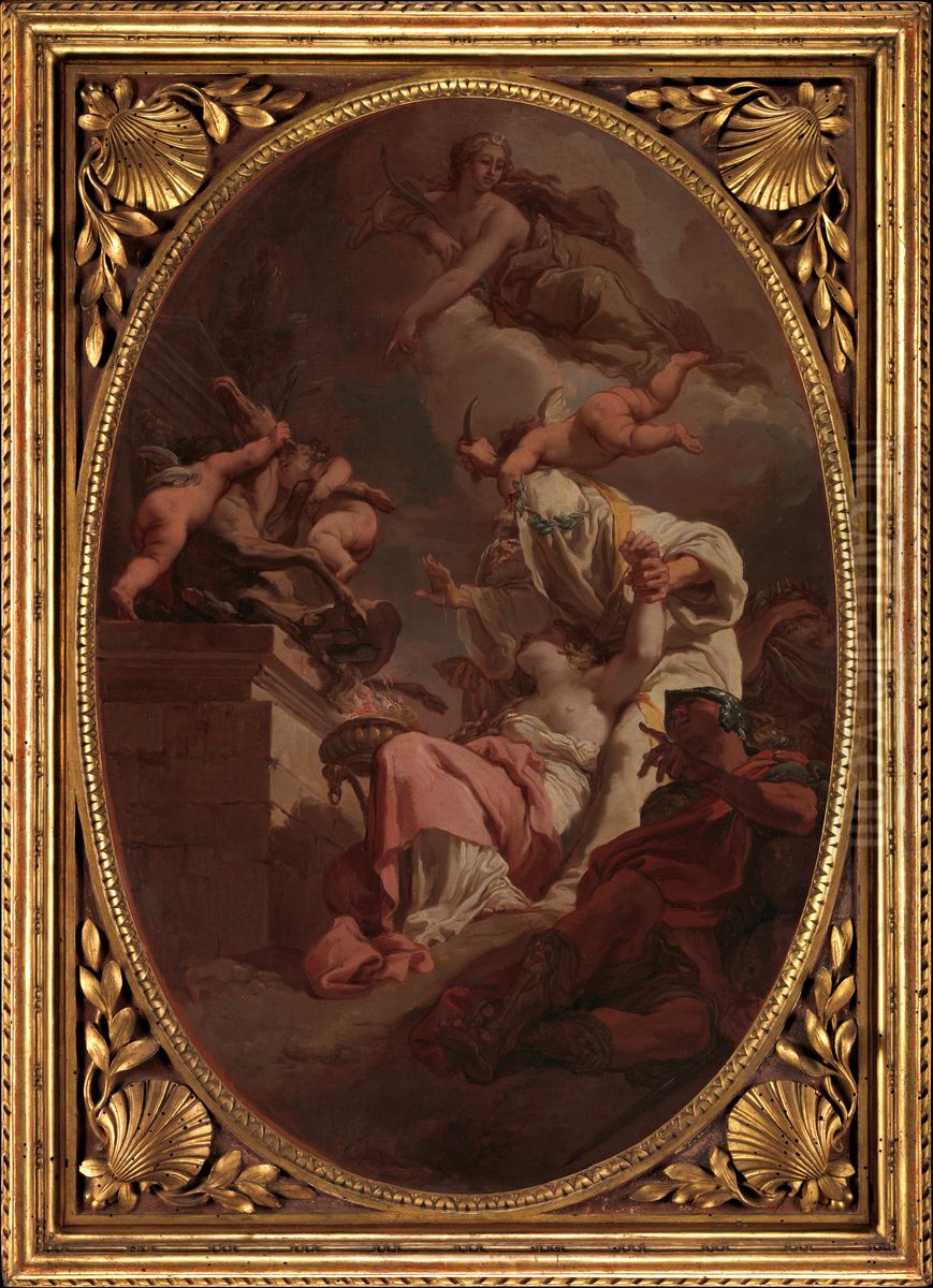 The Sacrifice of Iphigenia Oil Painting by Gaetano Gandolfi