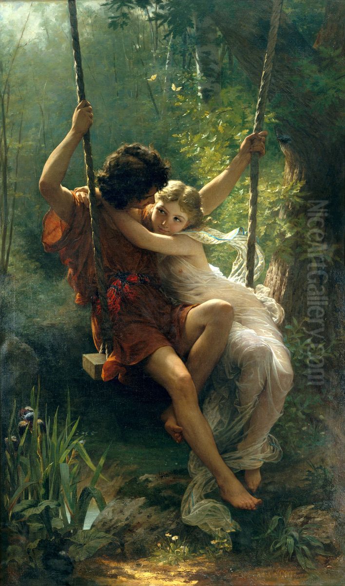 Le Printemps Oil Painting by Pierre Auguste Cot