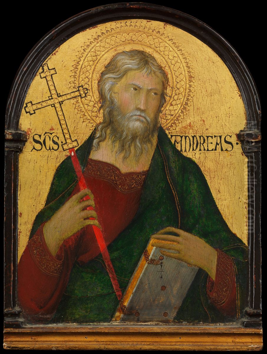 Saint Andrew Oil Painting by Simone Martini