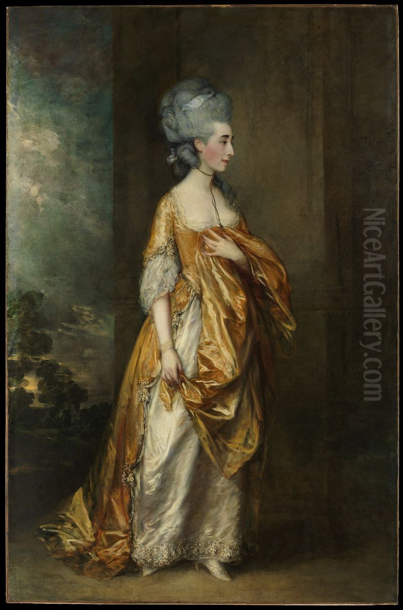Mrs. Grace Dalrymple Elliott Oil Painting by Thomas Gainsborough