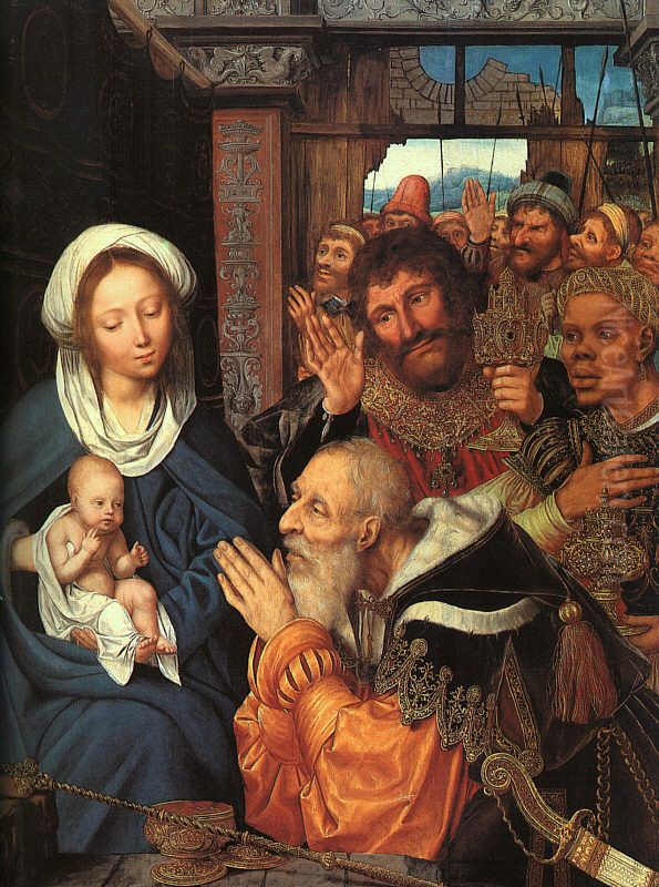 Adoration of the Magi Oil Painting by Quinten Metsys