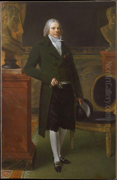 Portrait of Charles-Maurice de Talleyrand-Perigord (1754-1838) Oil Painting by Pierre-Paul Prud'hon