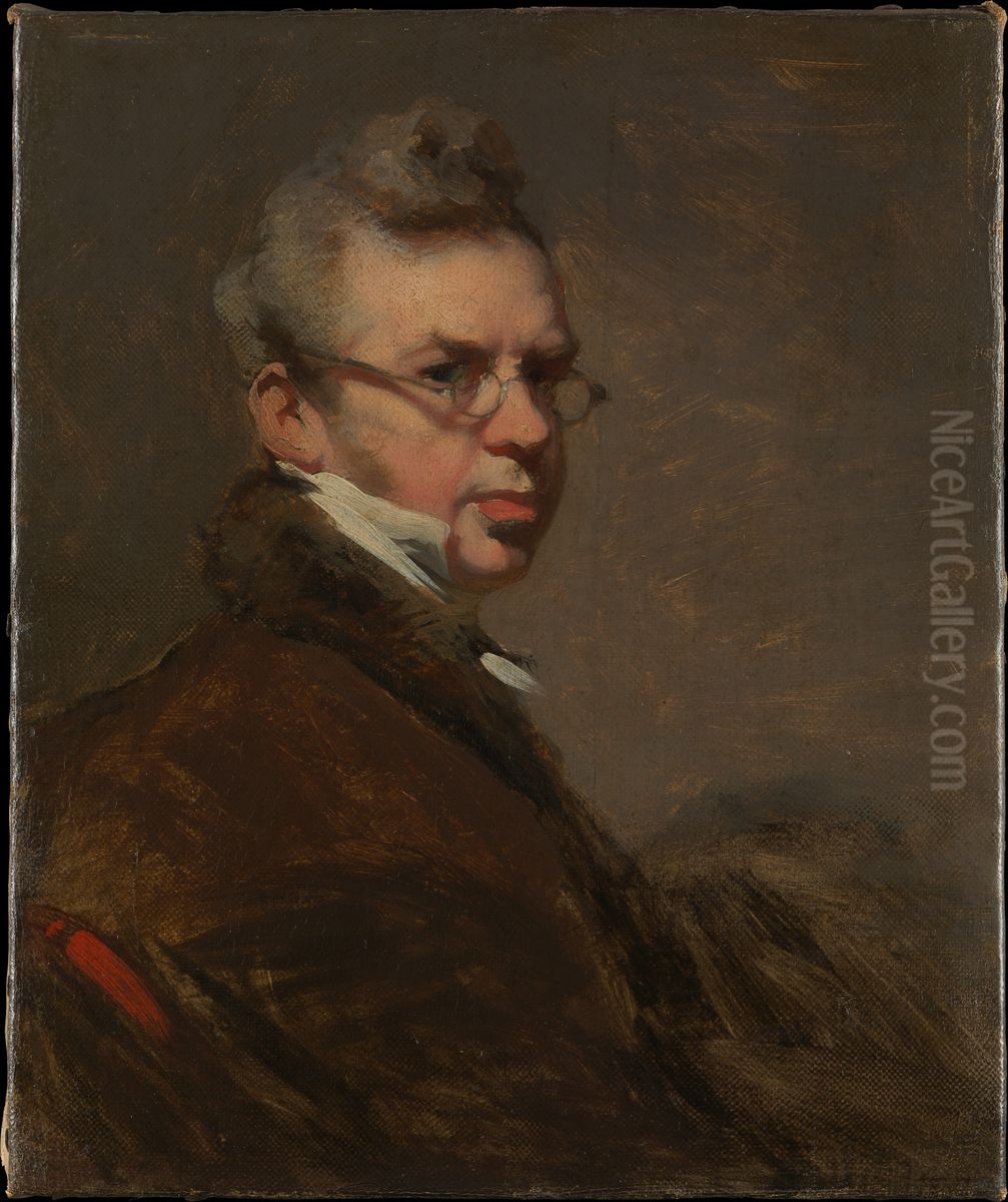 Self-Portrait Oil Painting by George Chinnery
