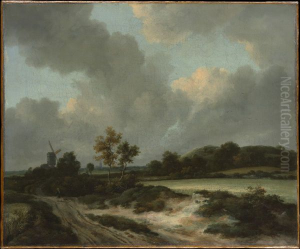 Champ de cereales Oil Painting by Jacob Van Ruisdael