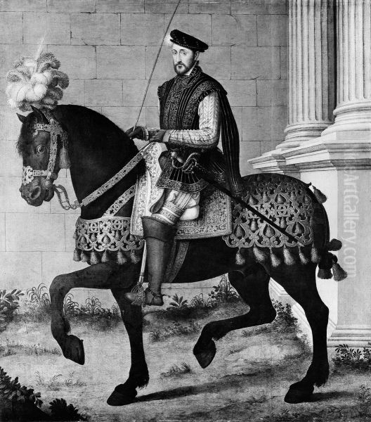 Henry II (1519-1559), King of France Oil Painting by Francois Clouet