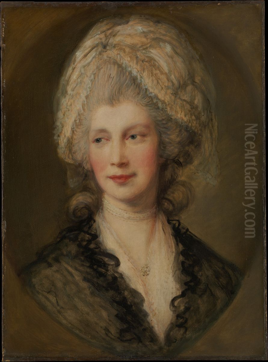 Queen Charlotte Oil Painting by Thomas Gainsborough