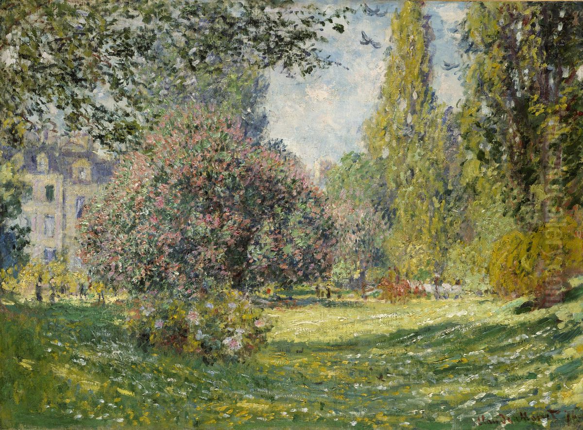 The Parc Monceau Oil Painting by Claude Oscar Monet