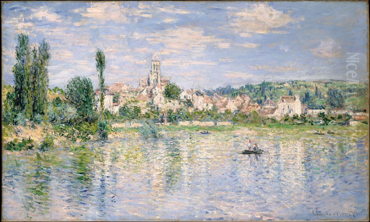 Vetheuil in Summer Oil Painting by Claude Oscar Monet Vetheuil in Summer Oil Painting by Claude Oscar Monet