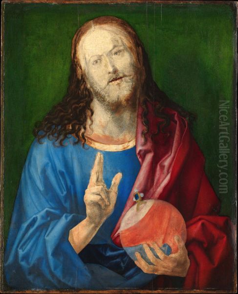 Salvator Mundi Oil Painting by Albrecht Durer