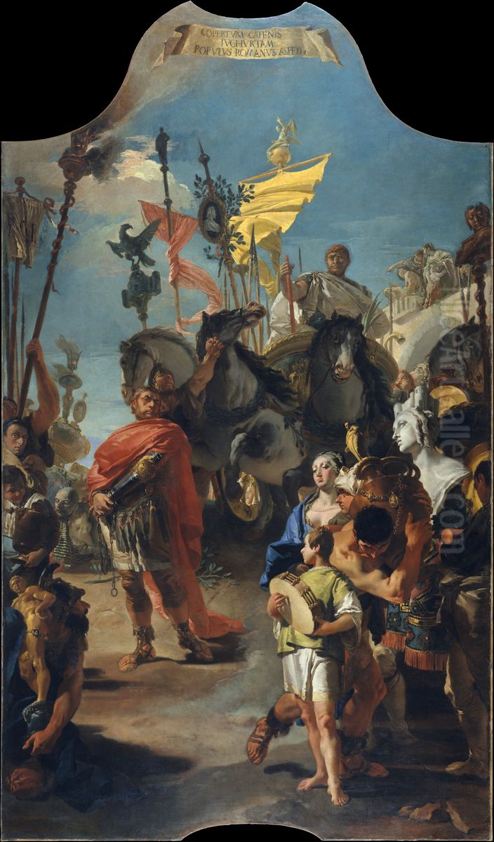 The Triumph of Marius Oil Painting by Giovanni Battista Tiepolo