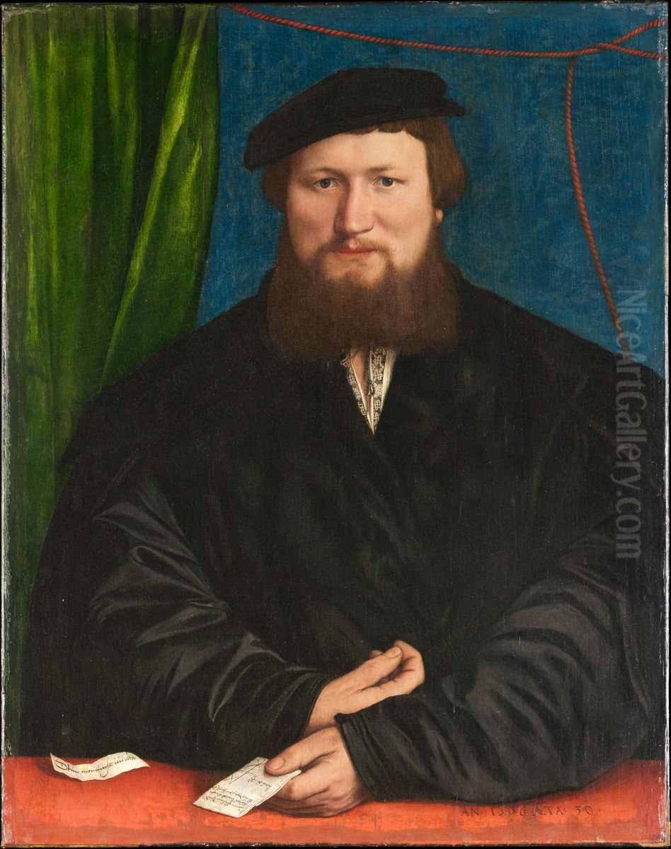 Derick Berck of Cologne Oil Painting by Hans Holbein the Younger