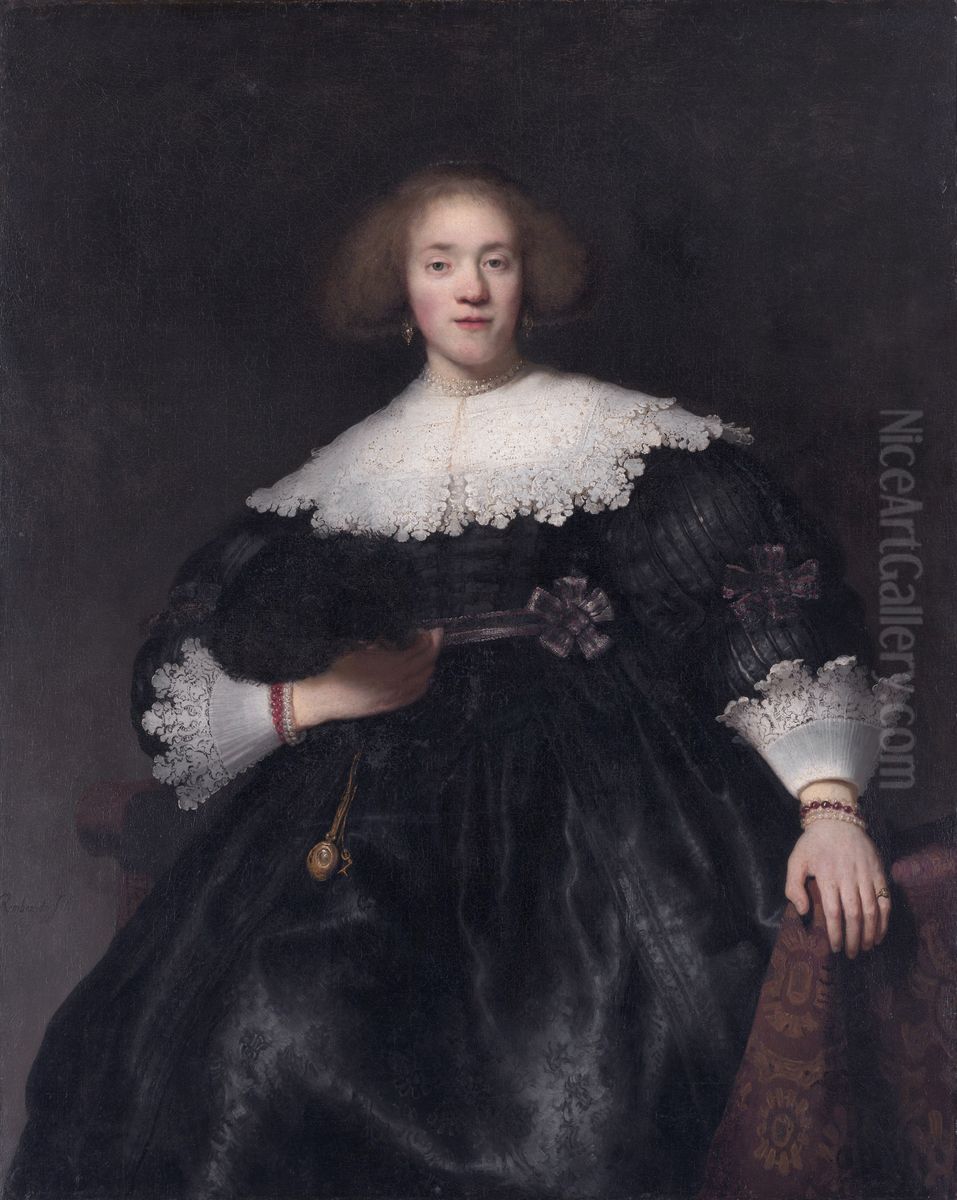 Rembrandt festmenye a New York-i Metropolitan Muzeumban Oil Painting by Rembrandt