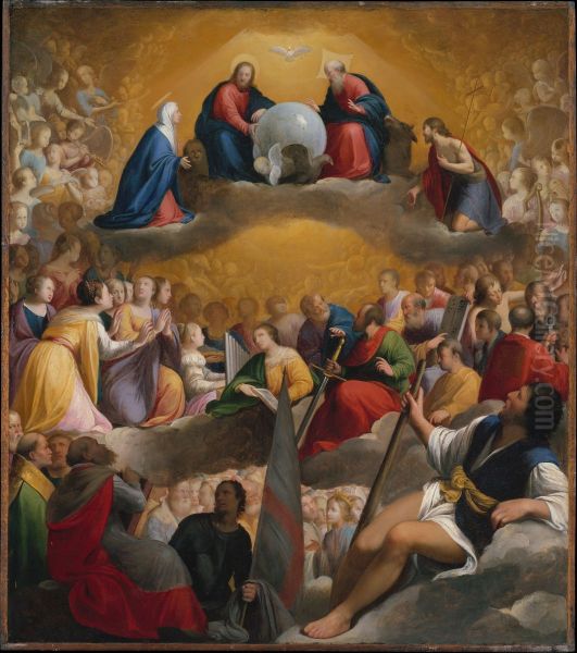 Paradise Oil Painting by Carlo Saraceni