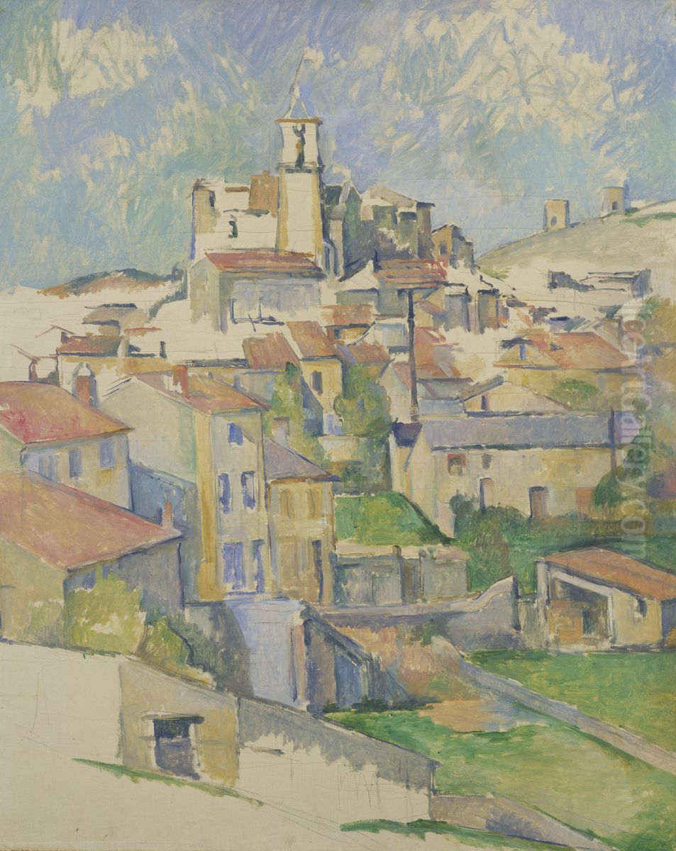 << Gardanne >>. Oil Painting by Paul Cezanne