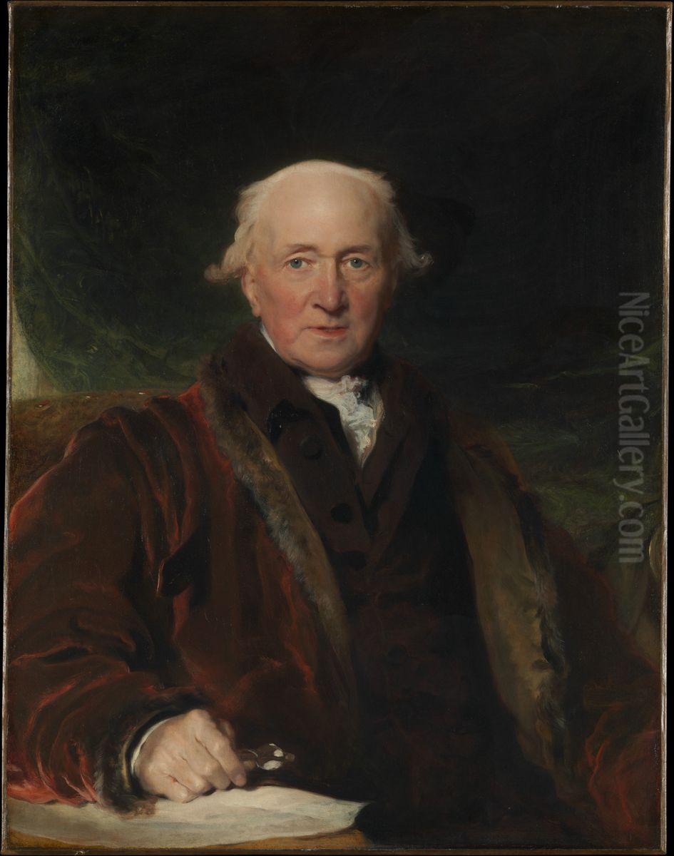 John Julius Angerstein (1736-1823) Oil Painting by Thomas Lawrence