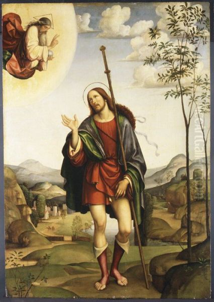 Saint Roch Oil Painting by Francesco Francia
