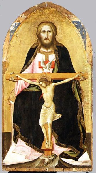 The Trinity Oil Painting by Agnolo Gaddi