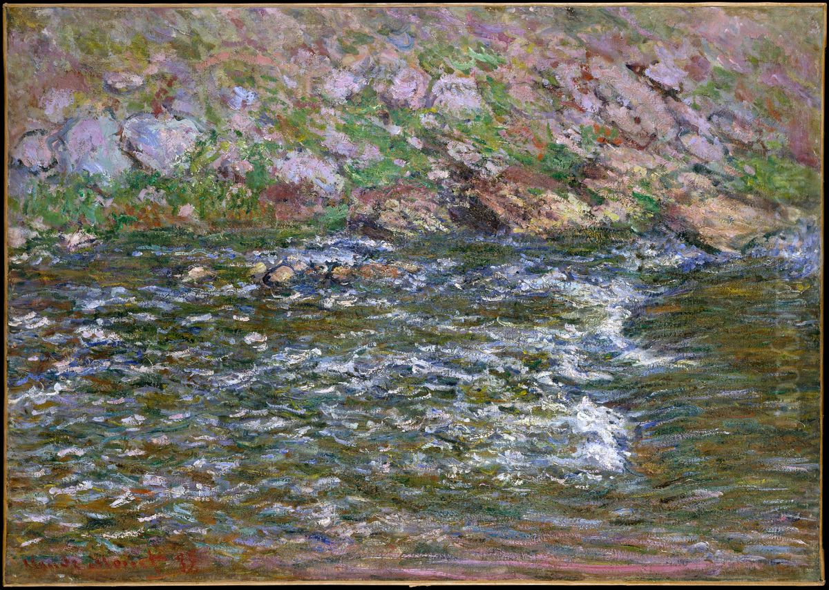 Rapids on the Petite Creuse at Fresselines Oil Painting by Claude Oscar Monet Rapids on the Petite Creuse at Fresselines Oil Painting by Claude Oscar Monet