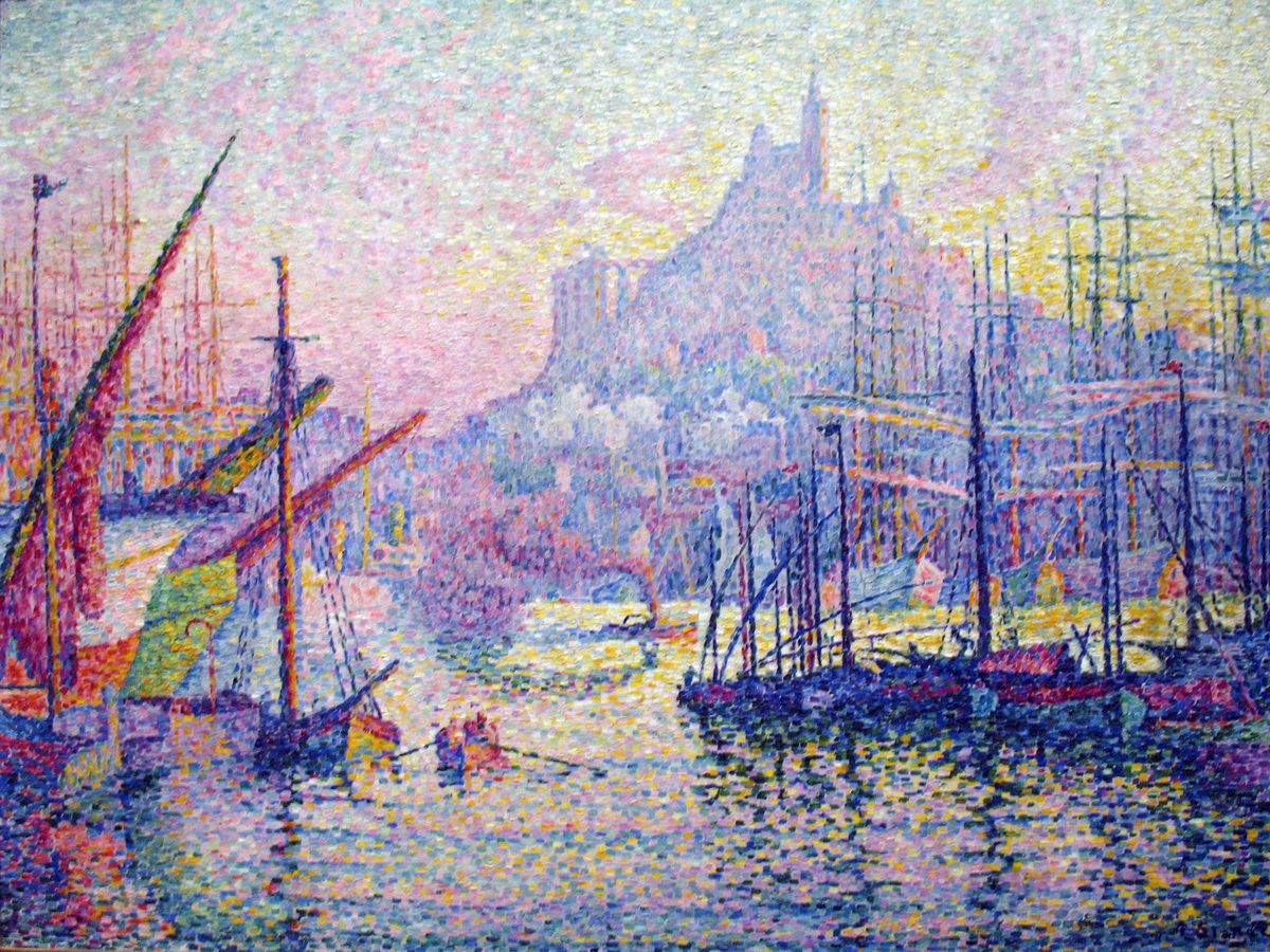 Notre-Dame-de-la-Garde (La Bonne-Mere), ma sai Oil Painting by Paul Signac