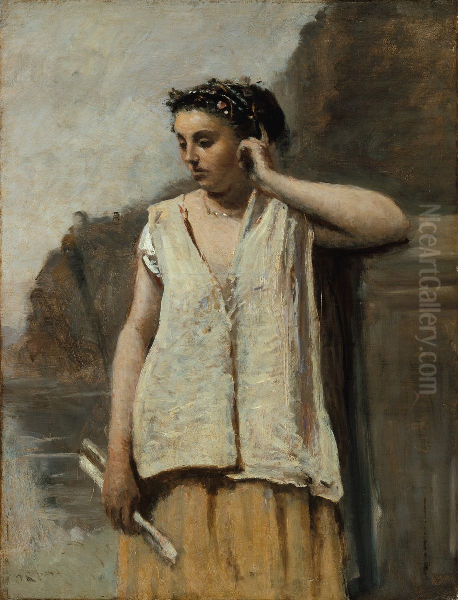 History Oil Painting by Jean-Baptiste Camille Corot History Oil Painting by Jean-Baptiste Camille Corot