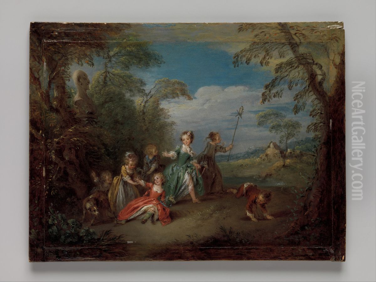 The Golden Age Oil Painting by Jean-Baptiste Pater