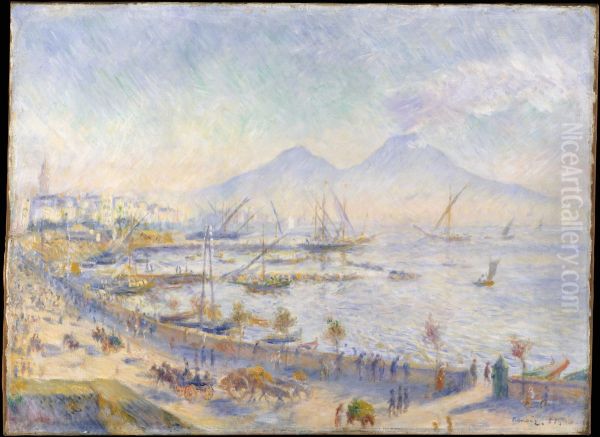 The Bay of Naples Oil Painting by Pierre Auguste Renoir