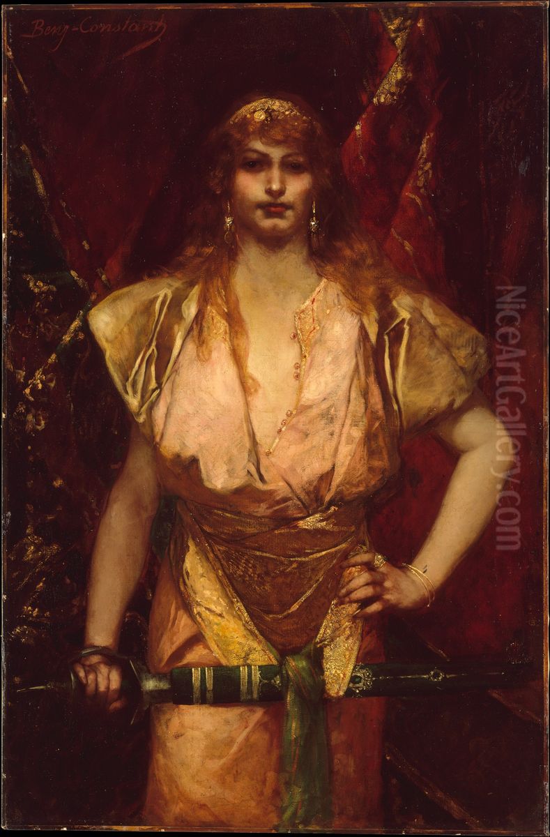Judith Oil Painting by Jean-Joseph Benjamin-Constant