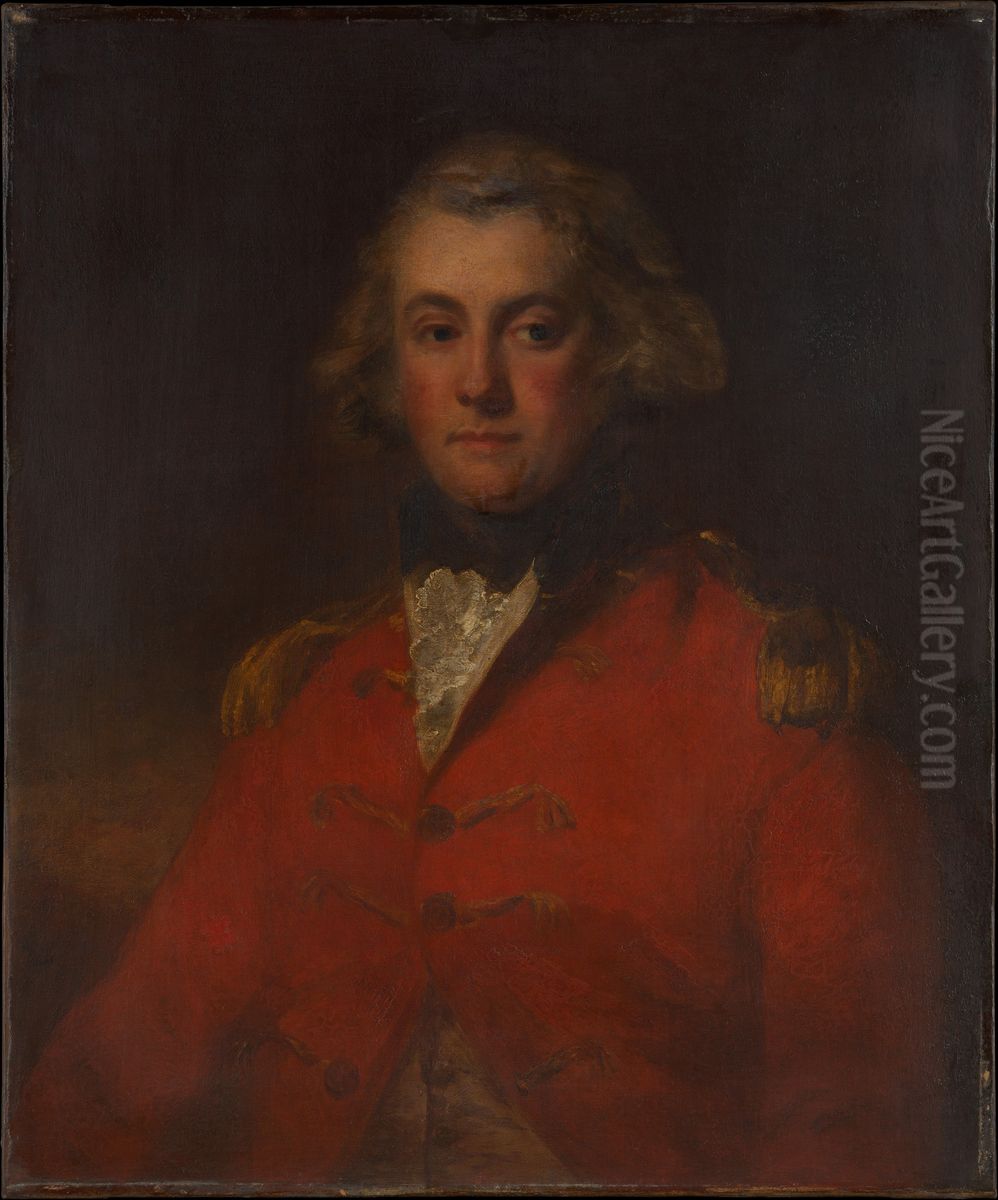 Major Thomas Pechell (1753-1826) Oil Painting by John Hoppner