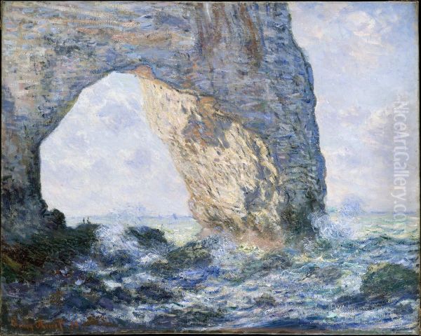 The Manneporte (Etretat) Oil Painting by Claude Monet