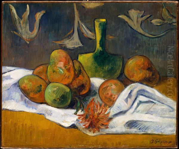 Still Life Oil Painting by Paul Gauguin