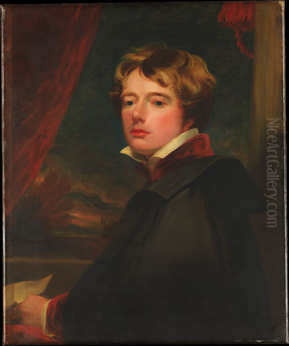 Self-Portrait Oil Painting by George Henry Harlow