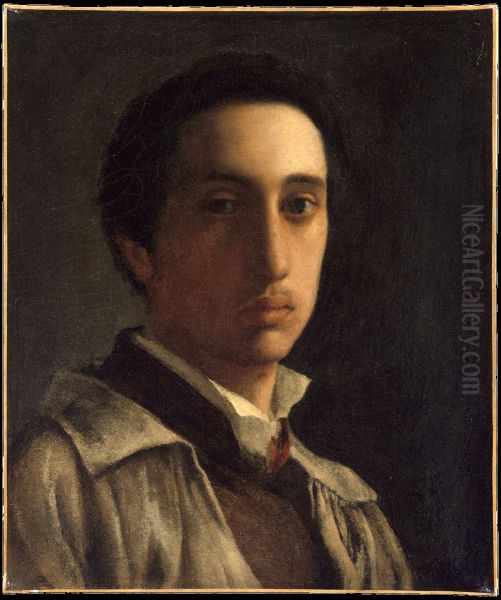 Self-Portrait Oil Painting by Edgar Degas