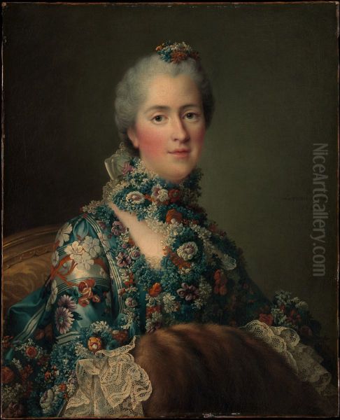Madame Sophie de France (1734-1782) Oil Painting by Francois-Hubert Drouais