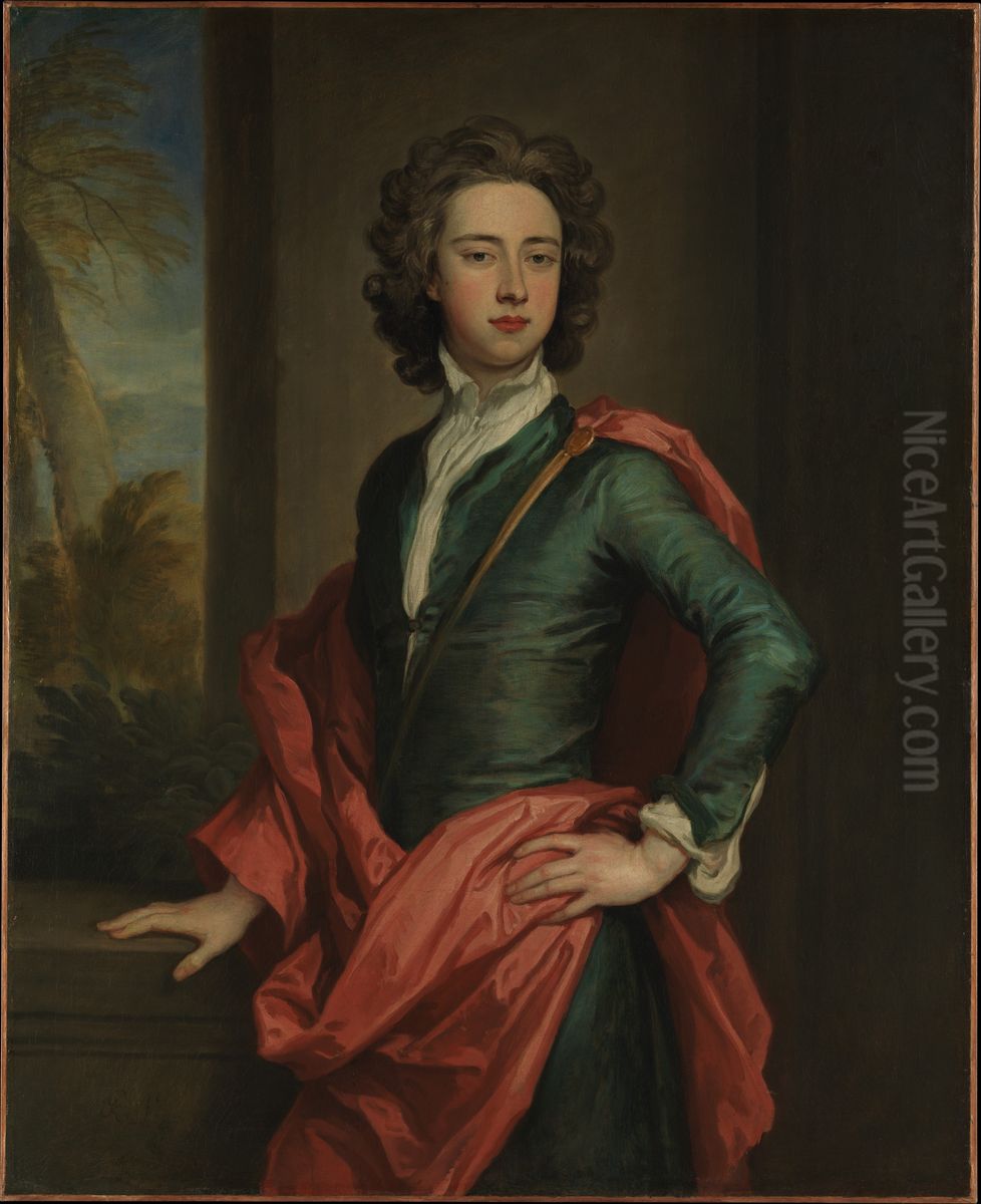 Charles Beauclerk (1670-1726), Duke of St. Albans Oil Painting by Godfrey Kneller