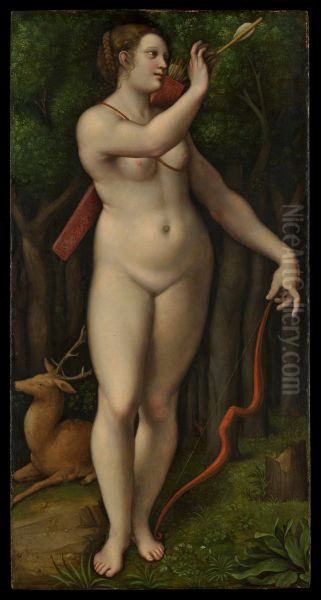Diana the Huntress Oil Painting by Giampietrino