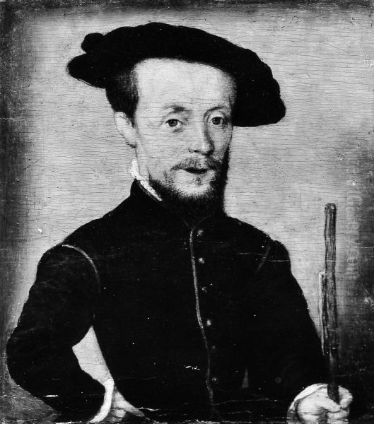 Portrait of a Dwarf Oil Painting by Corneille De Lyon