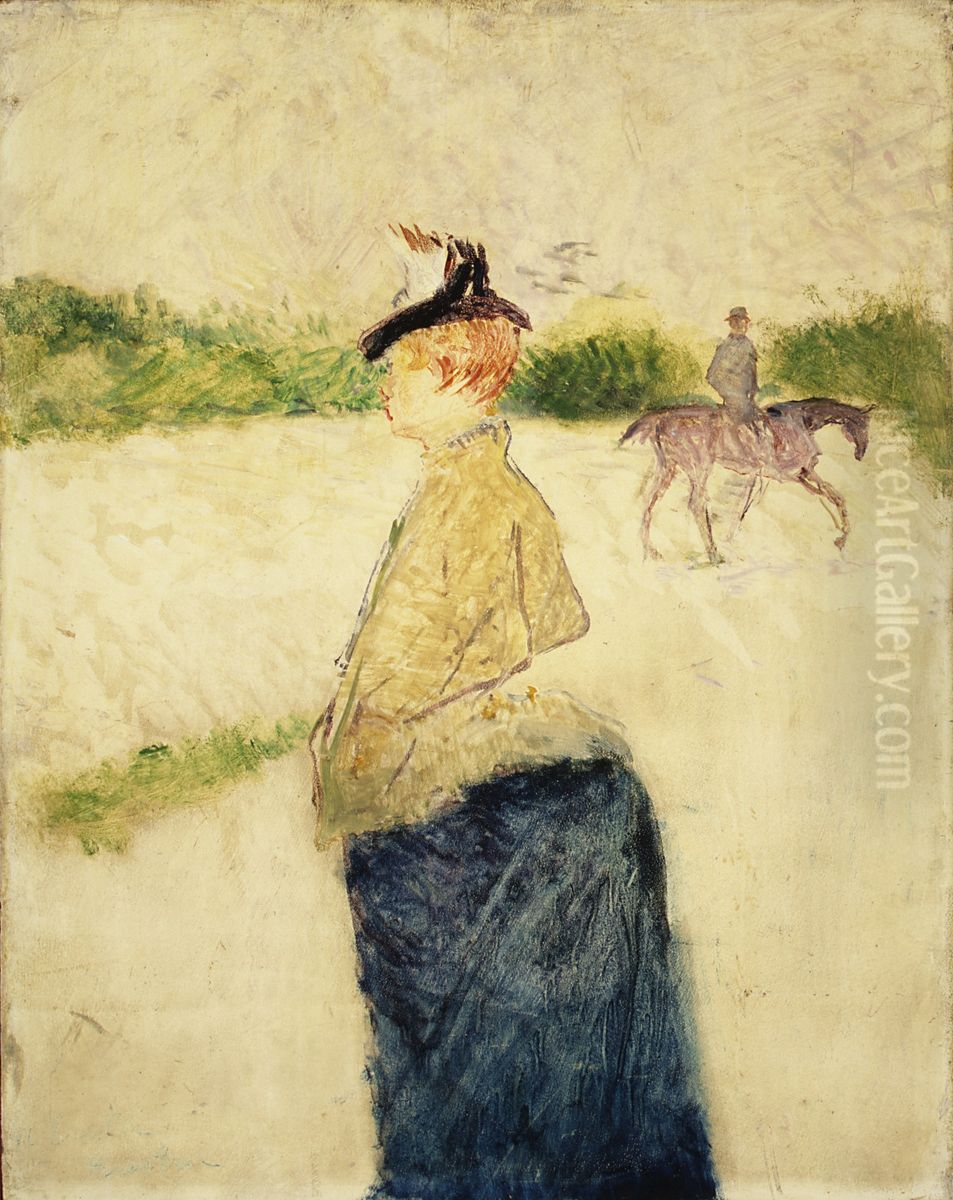 Emilie Oil Painting by Henri De Toulouse-Lautrec