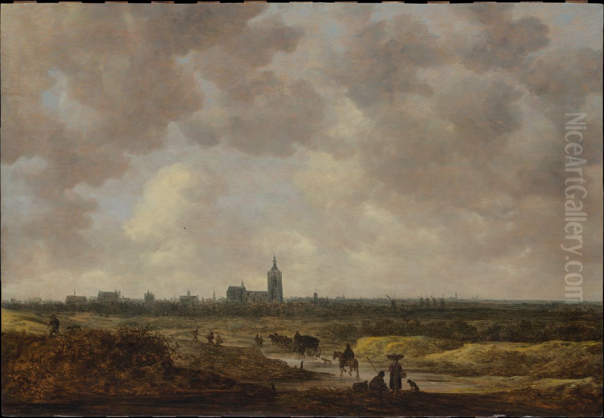 A View of The Hague from the Northwest Oil Painting by Jan van Goyen