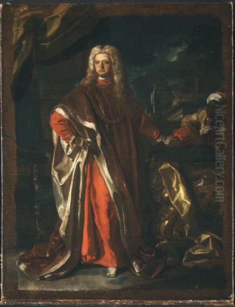Diego Pignatelli d'Aragona (1687-1750) Oil Painting by Francesco Solimena