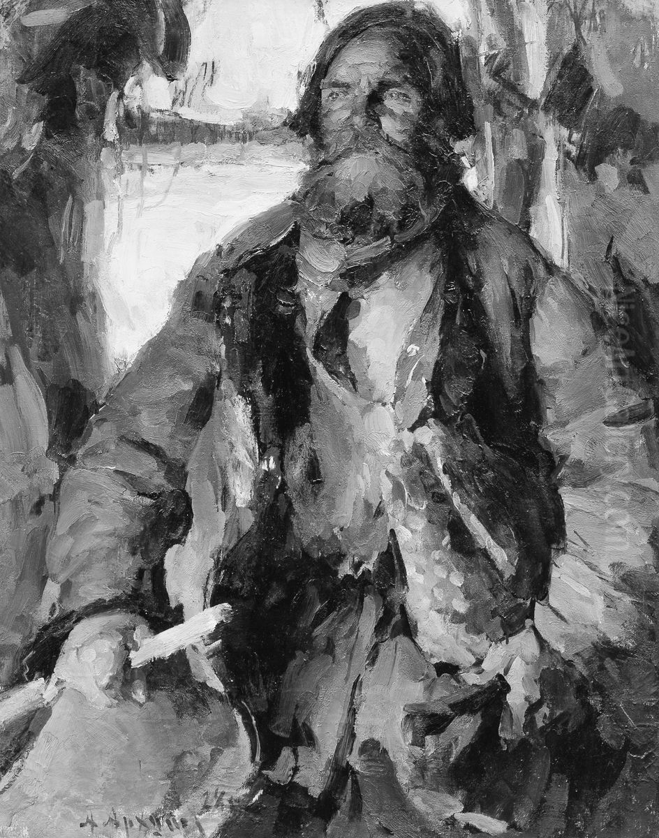 Ivan Rodin Oil Painting by Abram Arkhipov