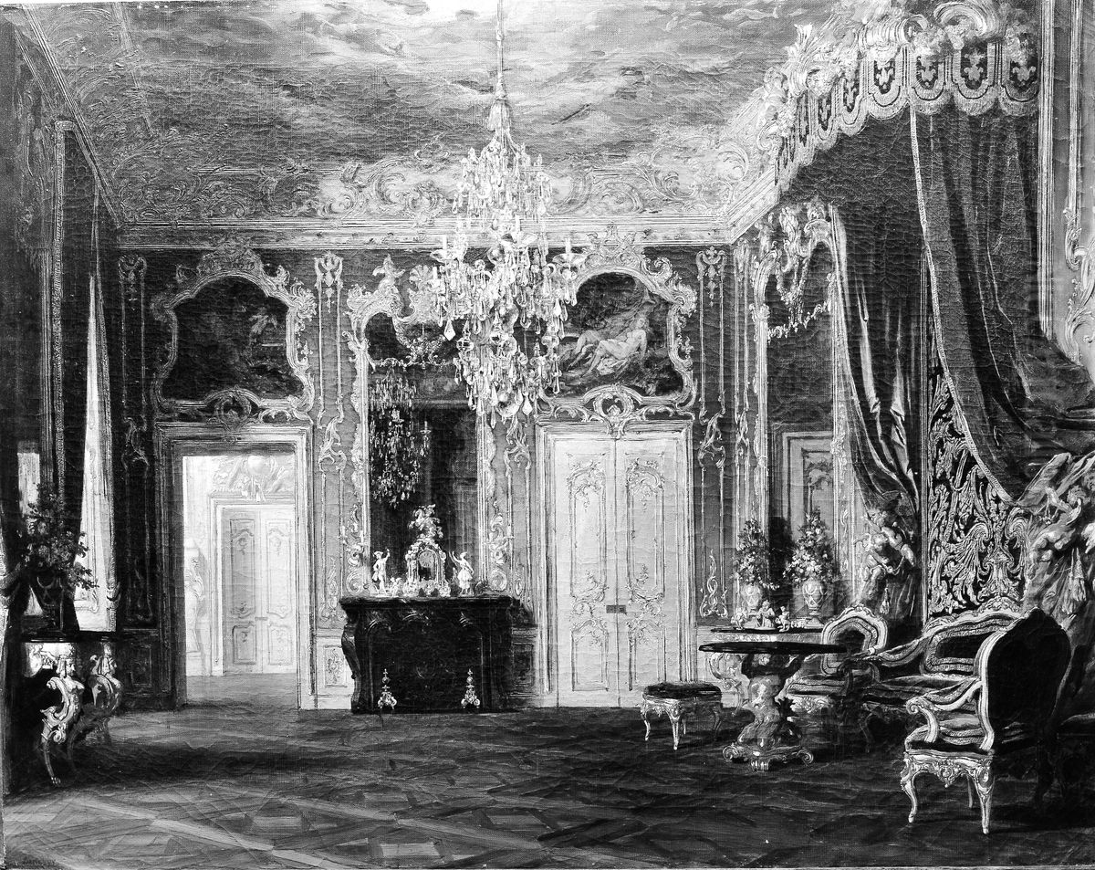 Project for a Room for King Ludwig II (1854-1886) of Bavaria Oil Painting by Gyula Benczur