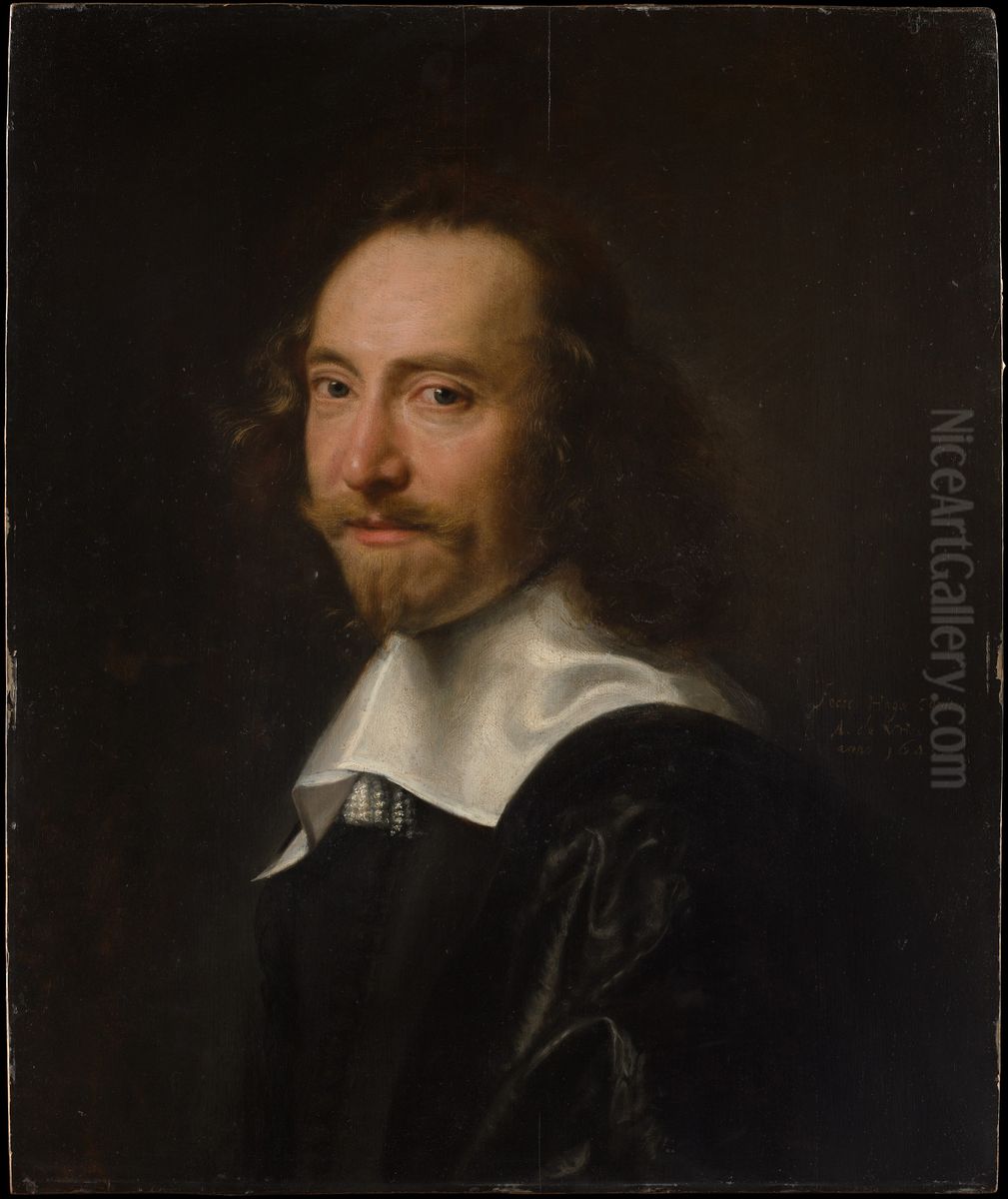 Portrait of a Man Oil Painting by Abraham de Vries