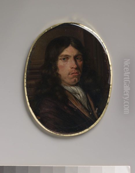 Portrait of a Man Oil Painting by Pieter Cornelisz van Slingelandt
