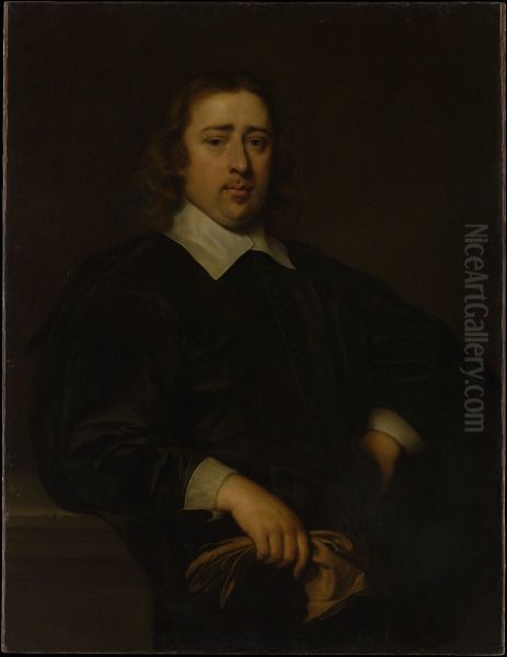 Portrait of a Man Oil Painting by Cornelis Janssens van Ceulen