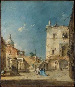 Imaginary View of a Venetian Square or Campo