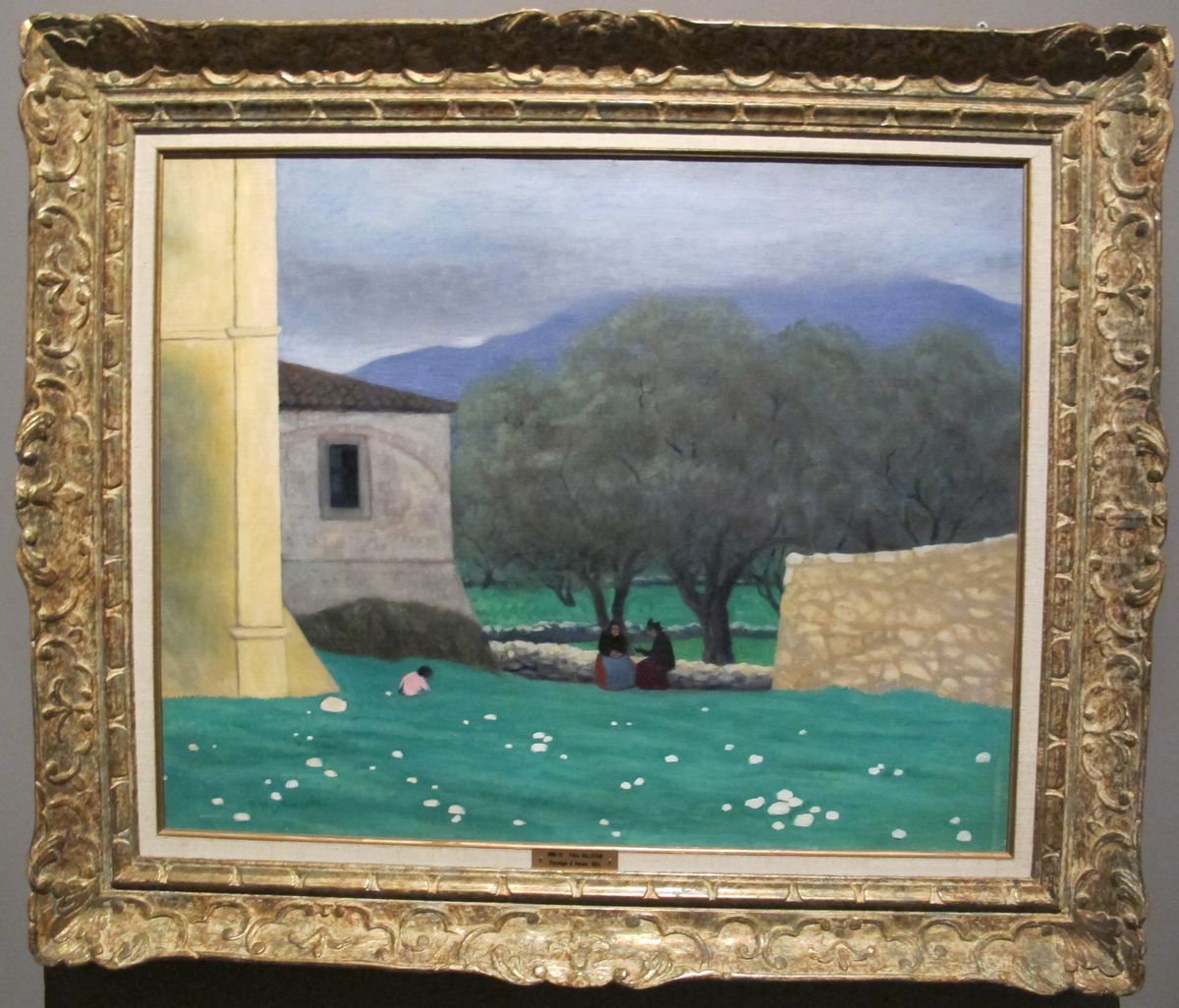 Landscape in Vence Oil Painting by Felix Vallotton