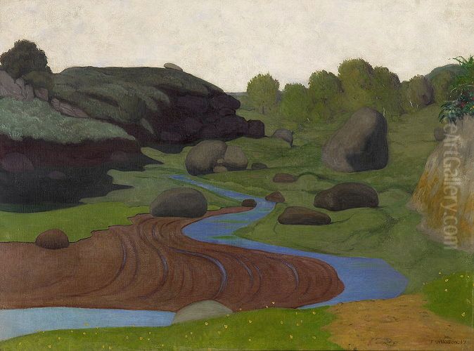 Vallon breton, Troieras Oil Painting by Felix Vallotton